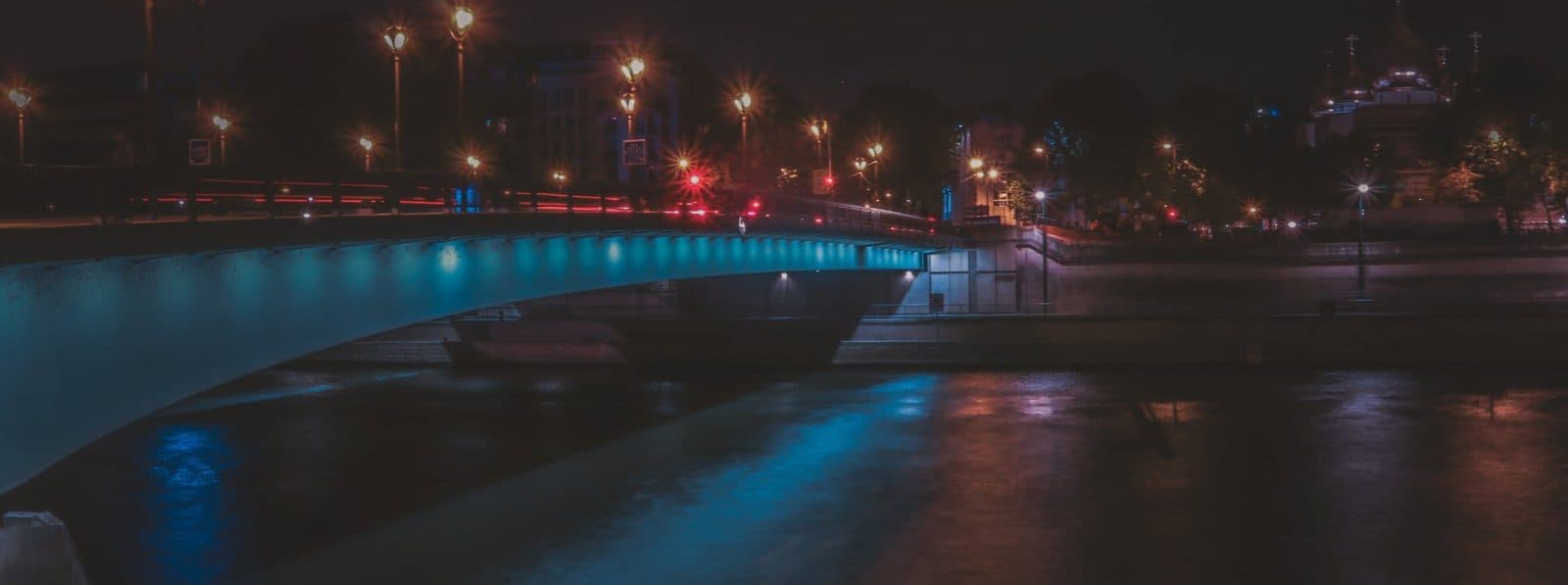Milan street photography at night, urban landscape