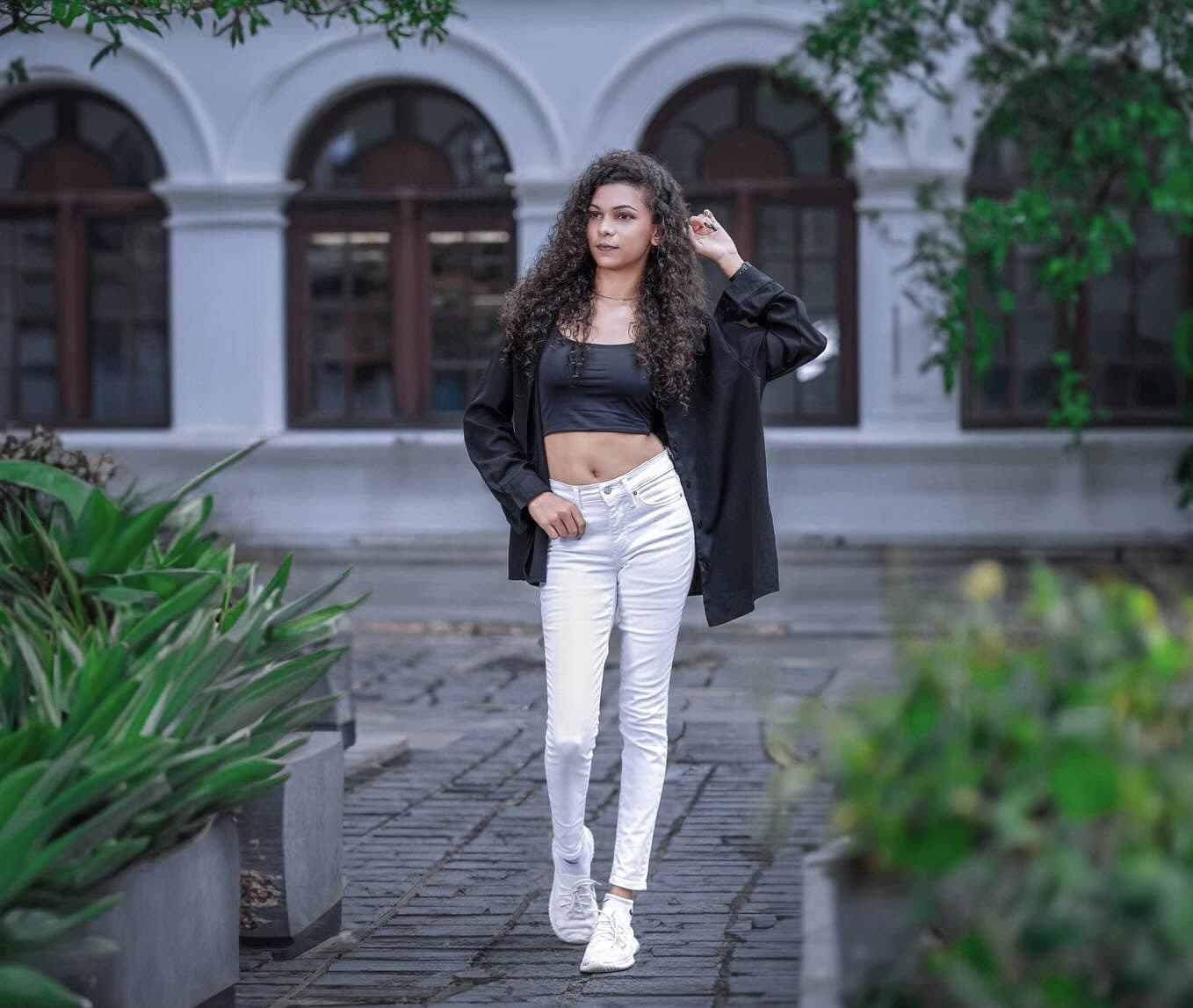Fashion photography with professional color grading
